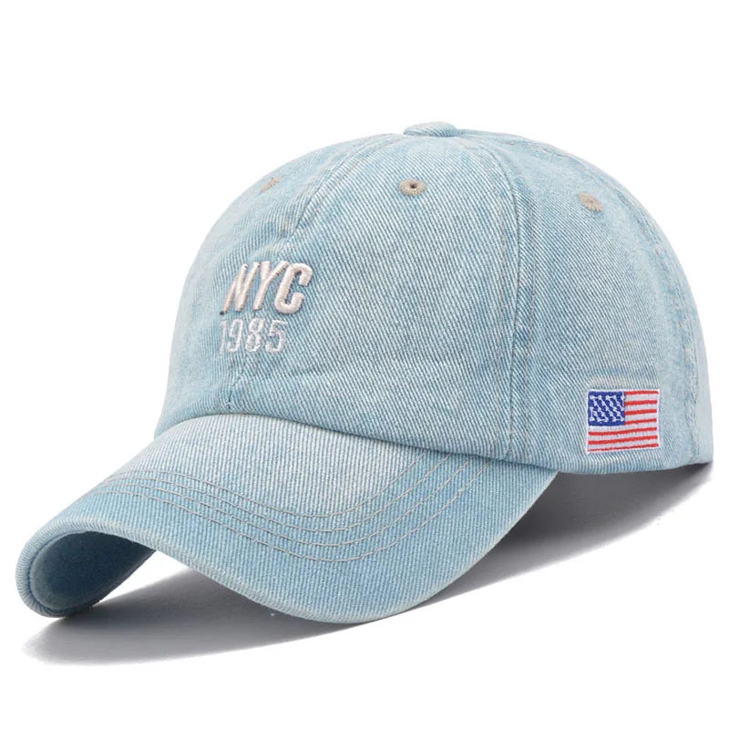 Embroidery Nyc - Fashion NYC 1985 Embroidery Denim Snapback