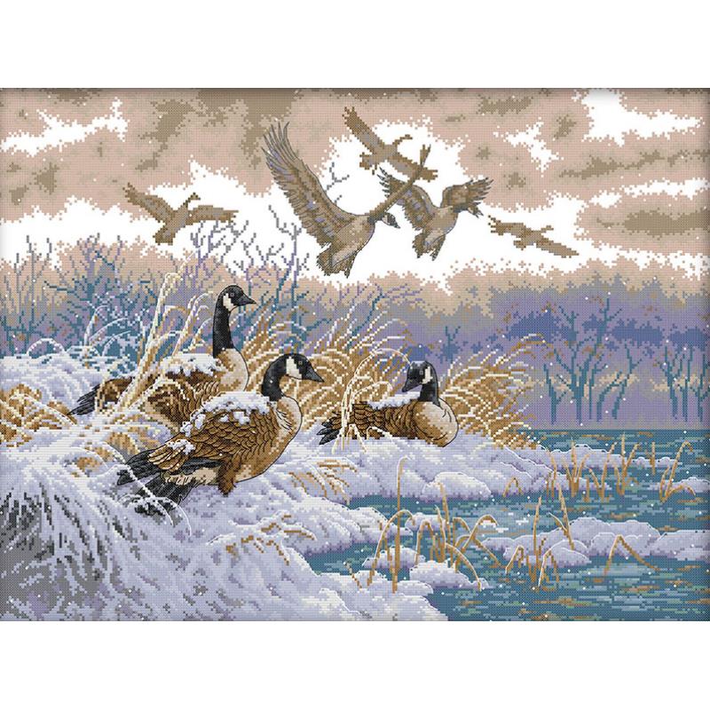 Embroidery X Stitch - Winter Birds NKF Animal Patterns Cross