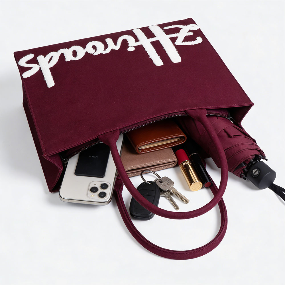 Embroidery Towel - Luxury Towel Embroidered Canvas Cotton Tote