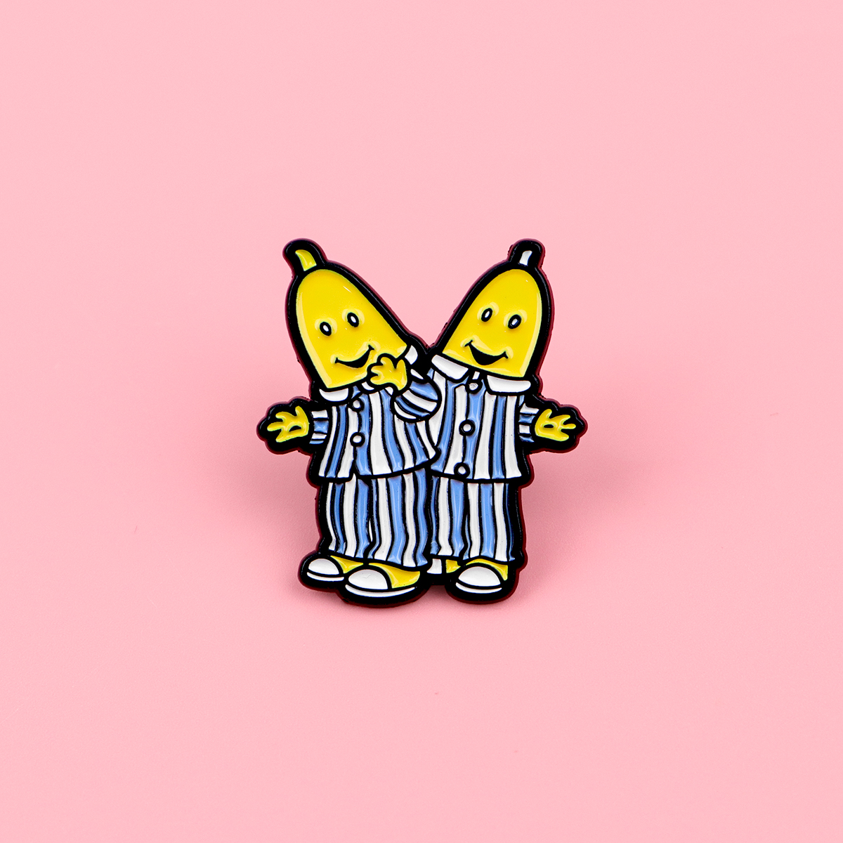 Embroidery Textile - Funny Pajama Banana Man Enamel Pins
