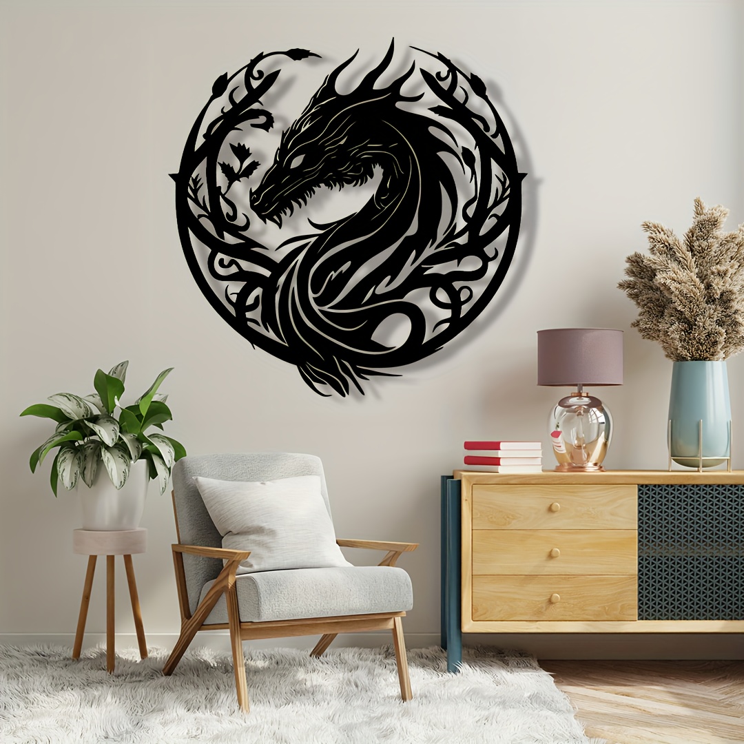 Ancient Zodiac Dragon Wall Art - Embroidery Garden のレビューと価格