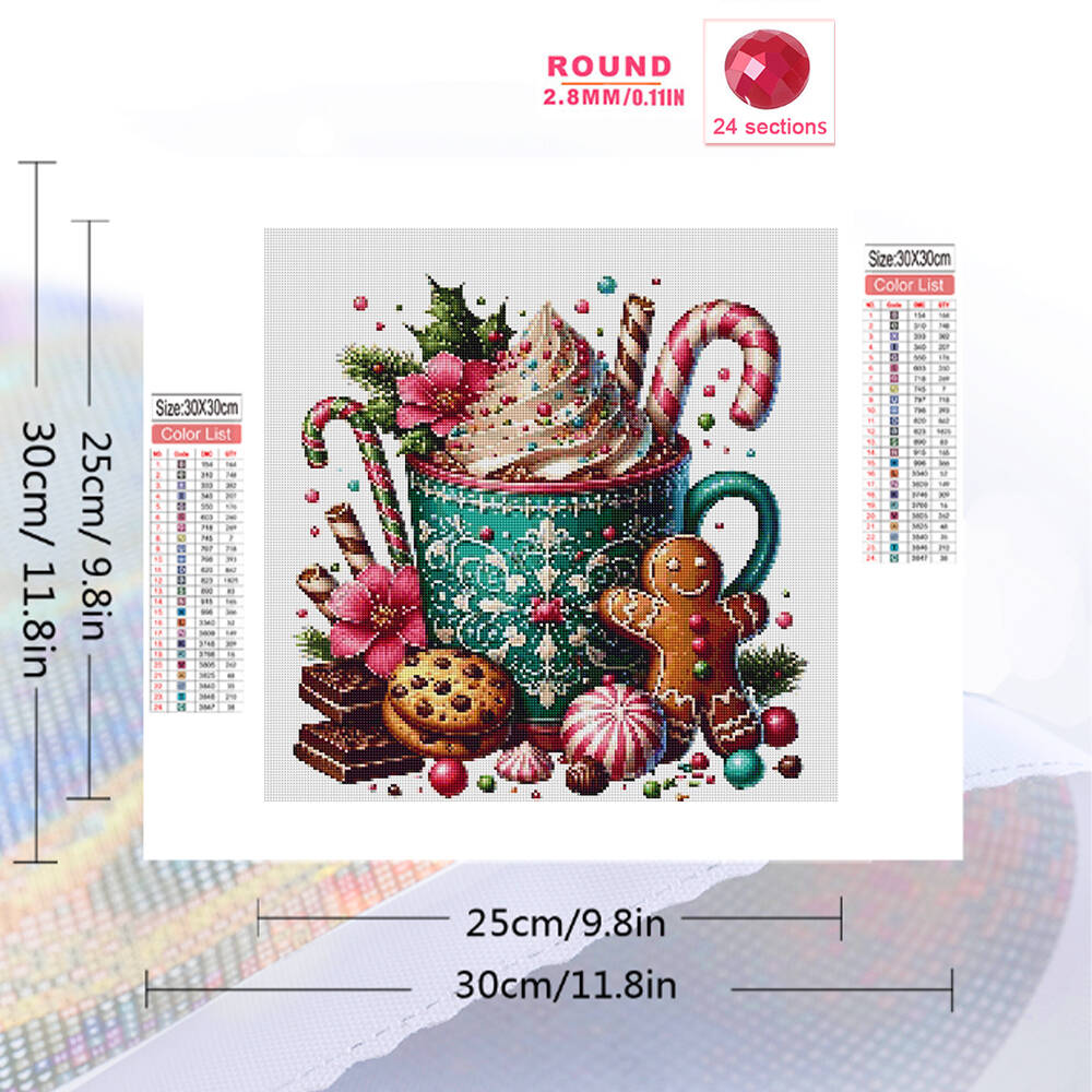 Momoart Cup Diamond Embroidery - Embroidery Cream のレビューと価格