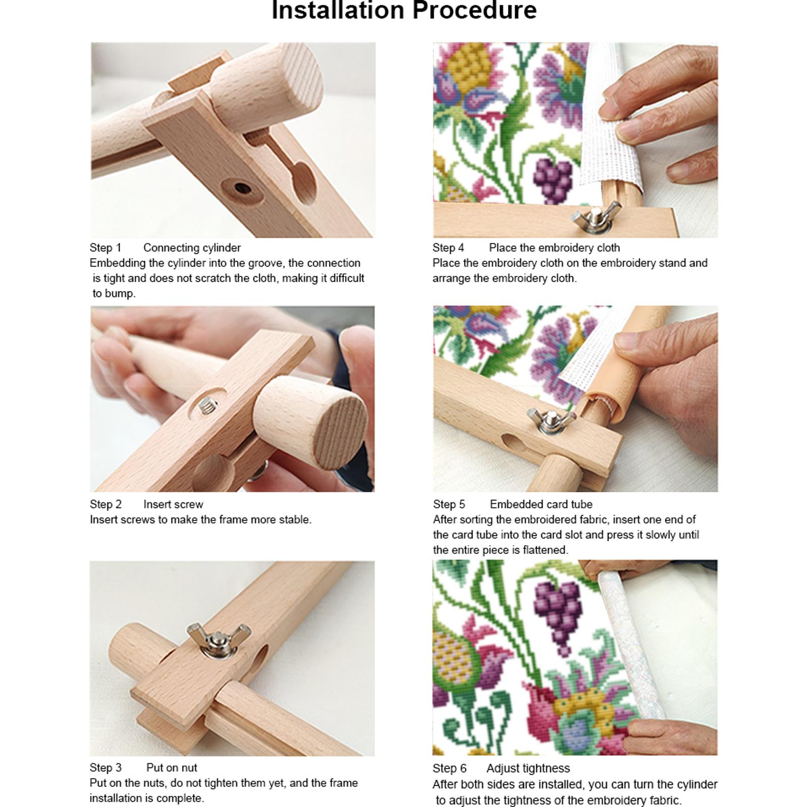 Cross Stitch Scroll Frame Hold - Embroidery Frame のレビューと価格
