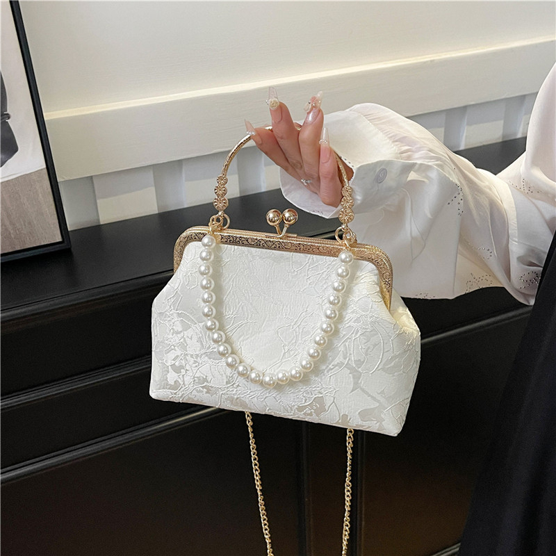 Vintage Classic Lace Bag pearl - Embroidery Frame のレビューと価格