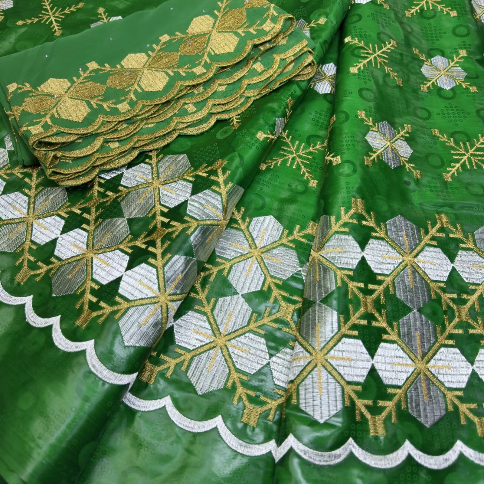 African Lace Bazin And Embroid - Embroidery Jersey のレビューと価格