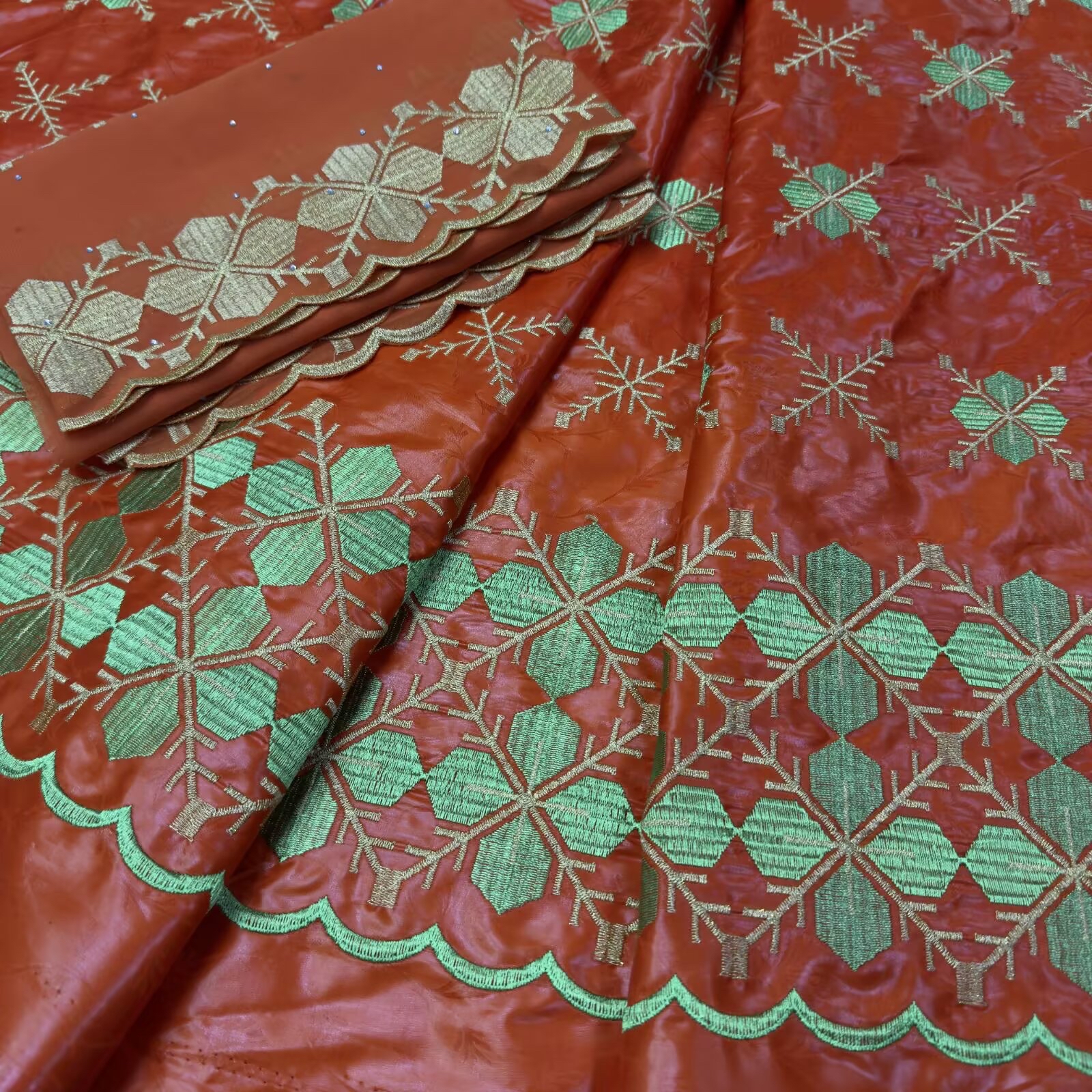 African Lace Bazin And Embroid - Embroidery Jersey のレビューと価格