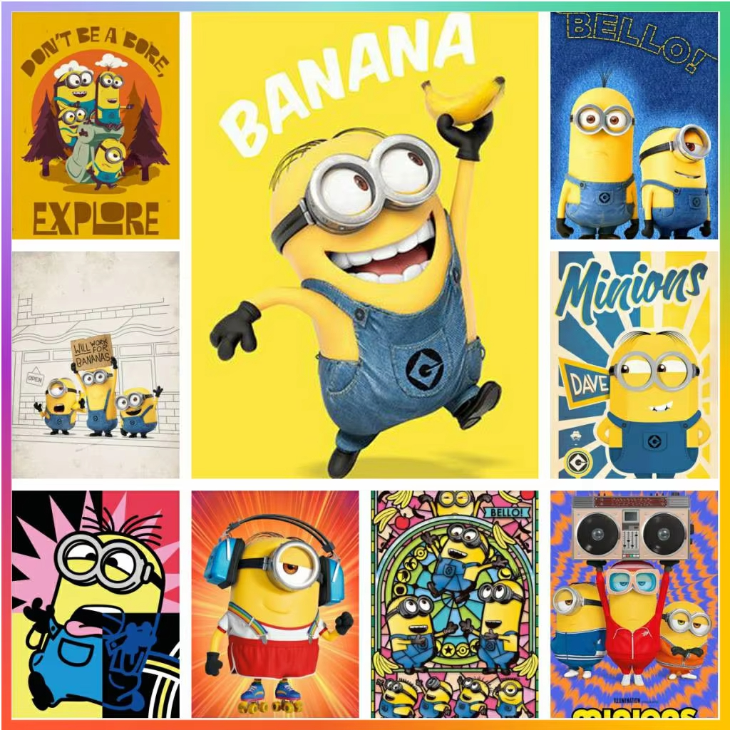 Cartoon Lovely Cute-M-Minions  - Embroidery Love のレビューと価格