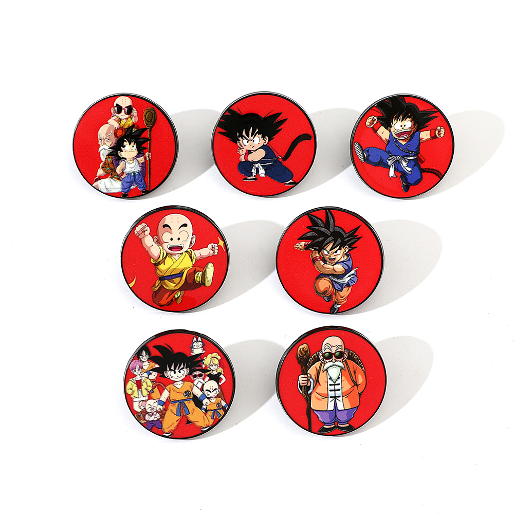 7 Pcs Funny Anime Brooch Fashi - Embroidery Textile のレビューと価格