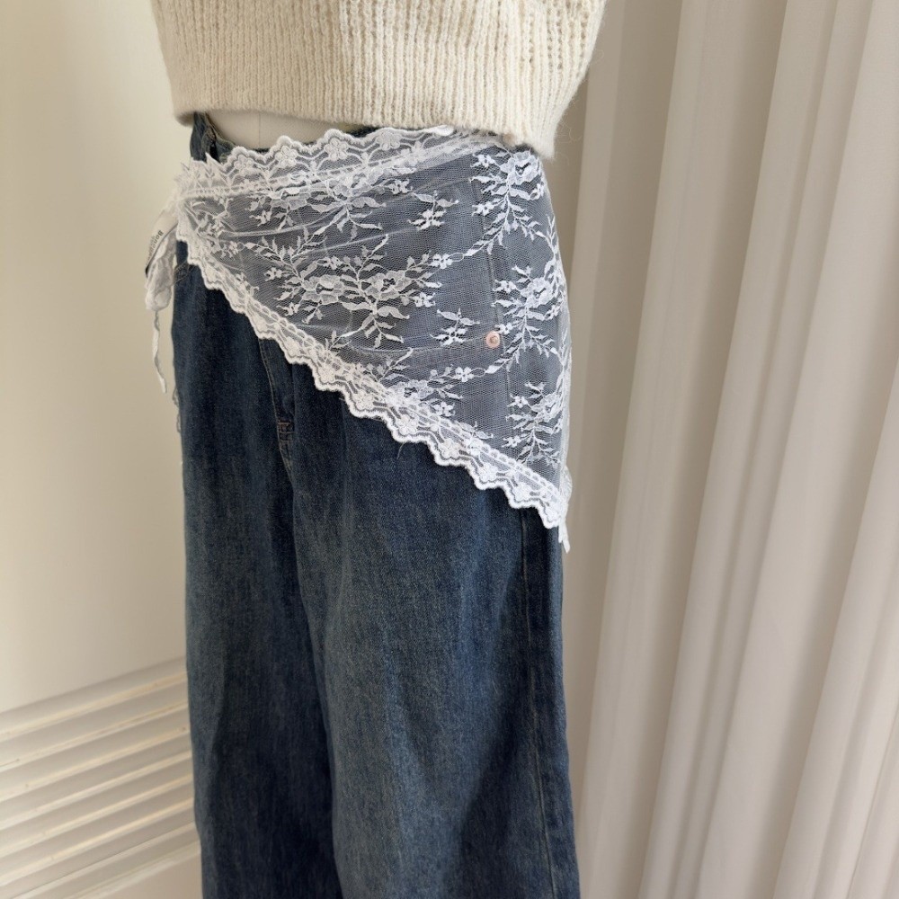 Soft Y2K Triangle Apron Embroi - Embroidery Apron のレビューと価格