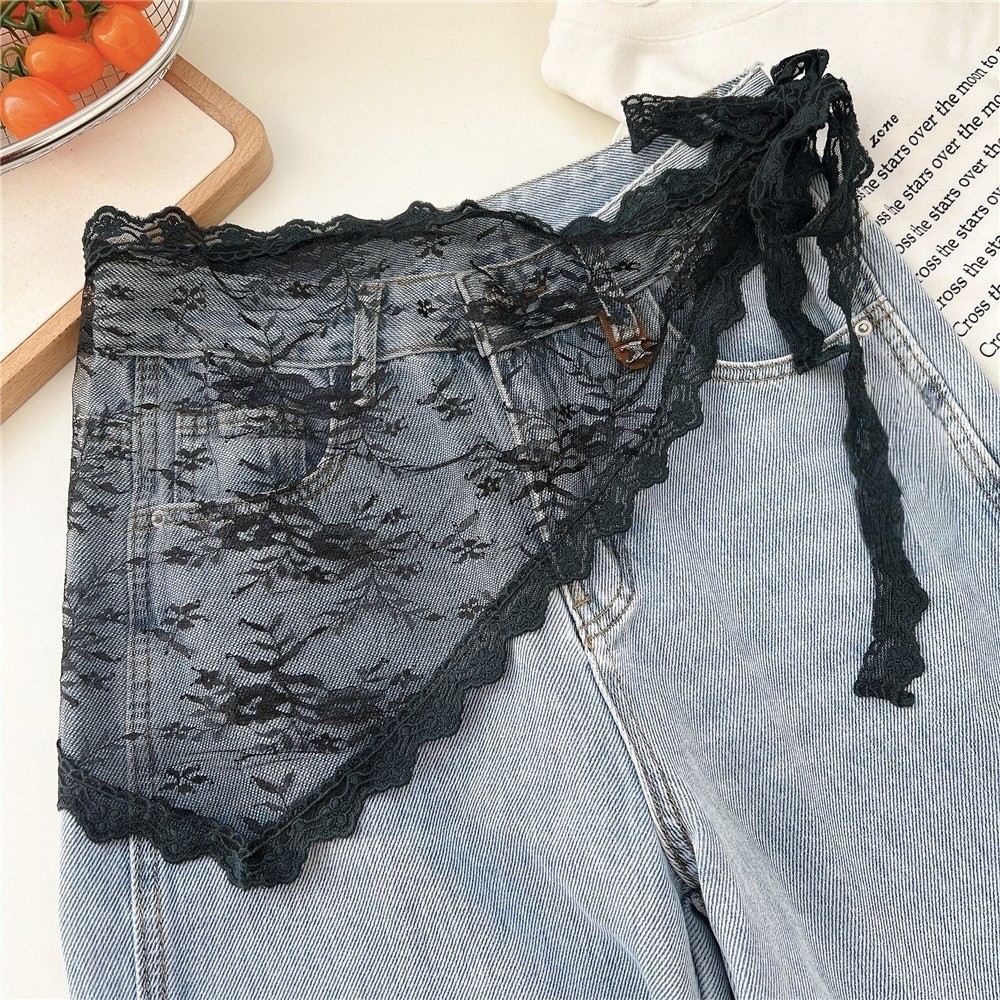 Soft Y2K Triangle Apron Embroi - Embroidery Apron のレビューと価格