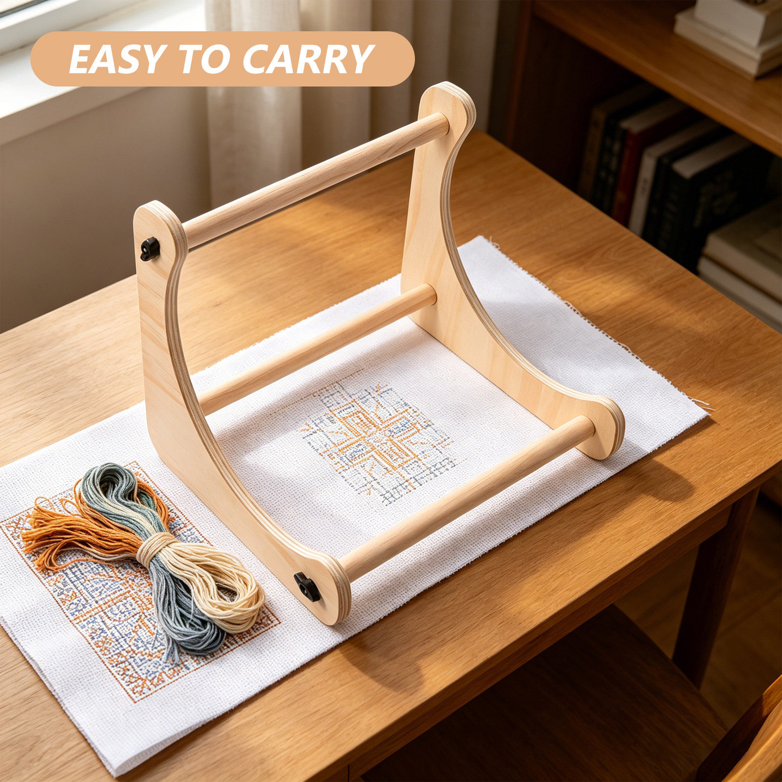 1Set Wood Cross Stitch Stand A - Embroidery Frame のレビューと価格