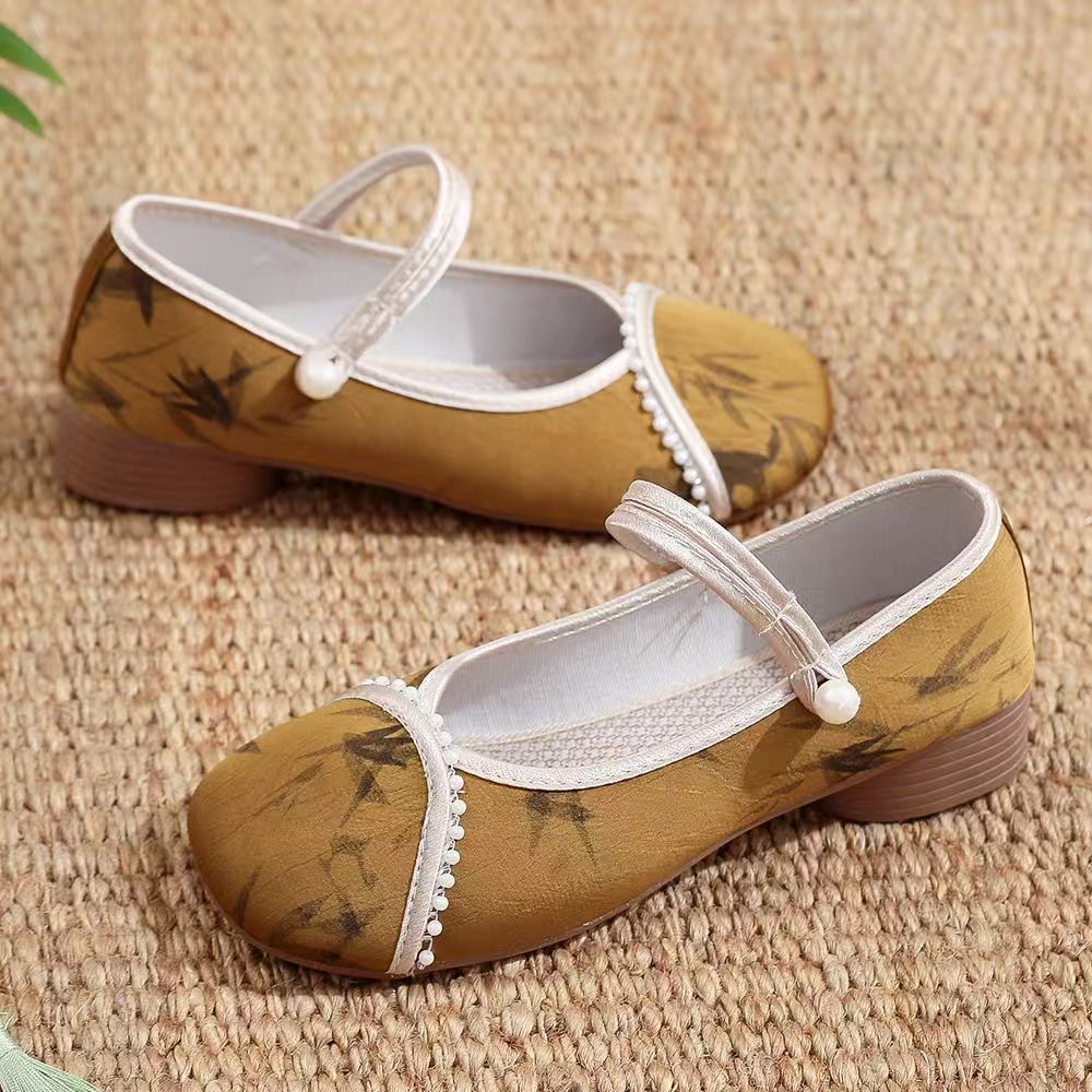 Chinese Style Women Low Heel C - Embroidery Horse のレビューと価格