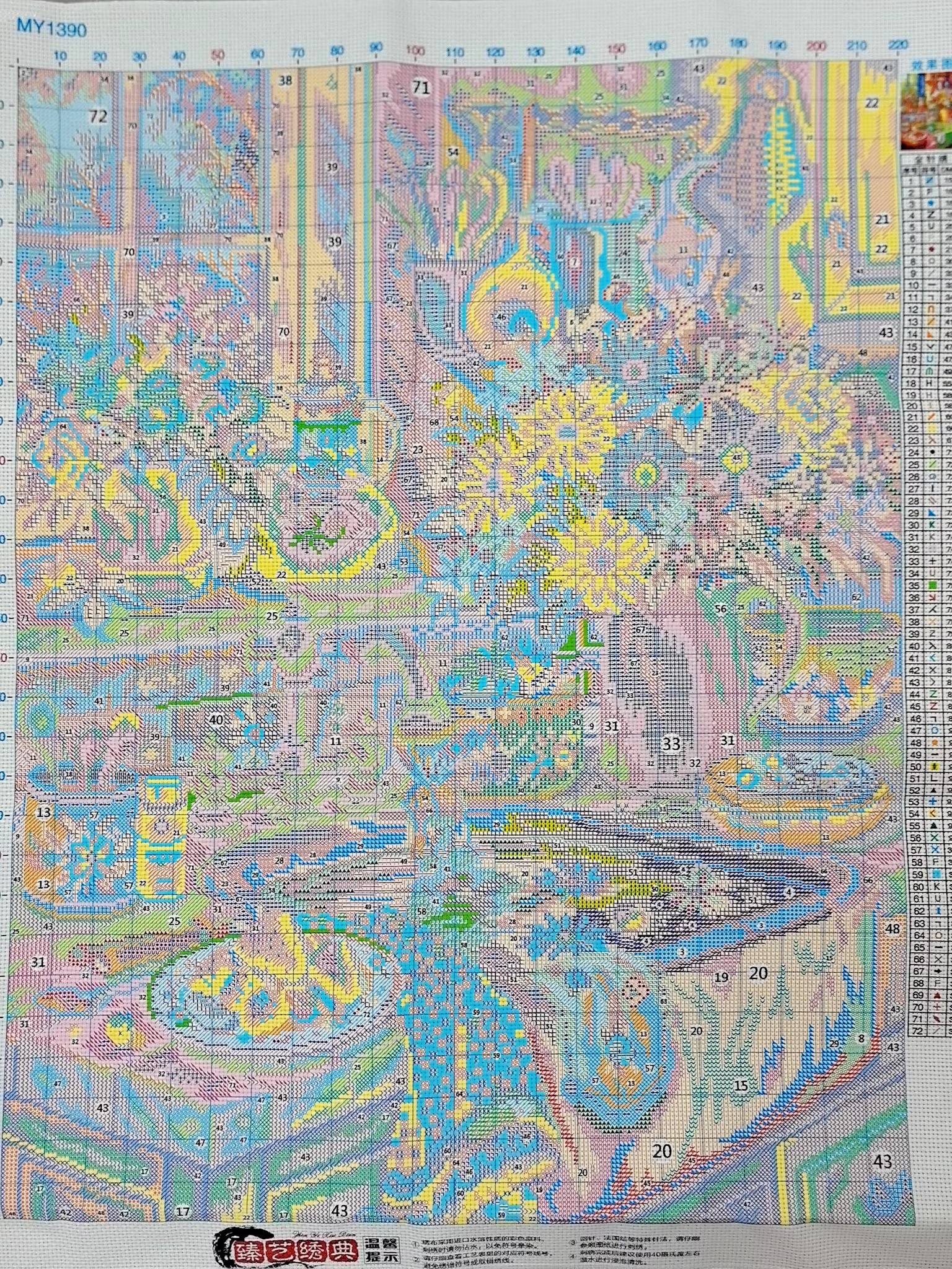 9ct 75x90cm Flower Kitchen Emb - Embroidery Kitchen のレビューと価格