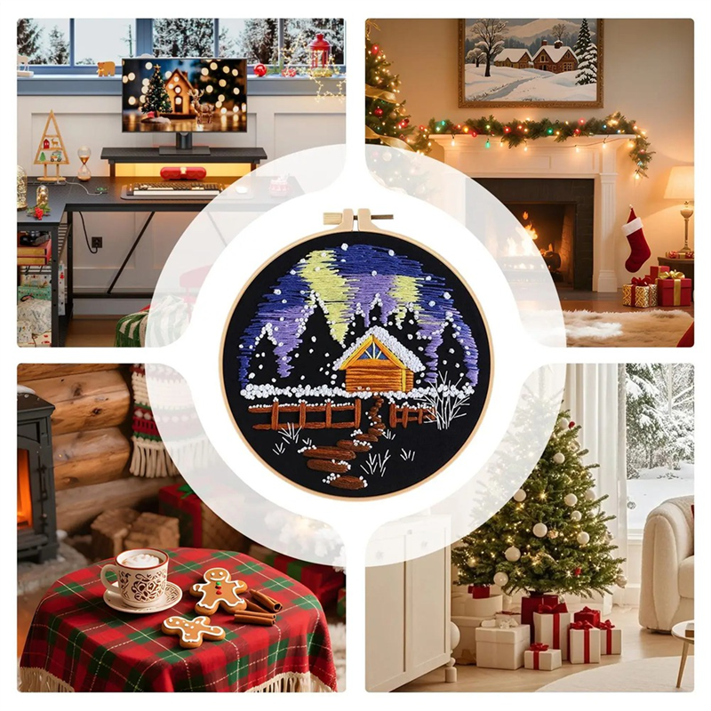 ABUH-Christmas Needlework Embr - Embroidery Kitchen のレビューと価格