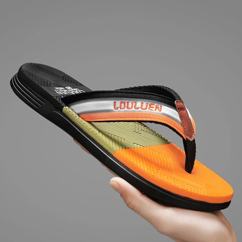 2026 Summer Men Flip Flops Sum - Embroidery Garments のレビューと価格