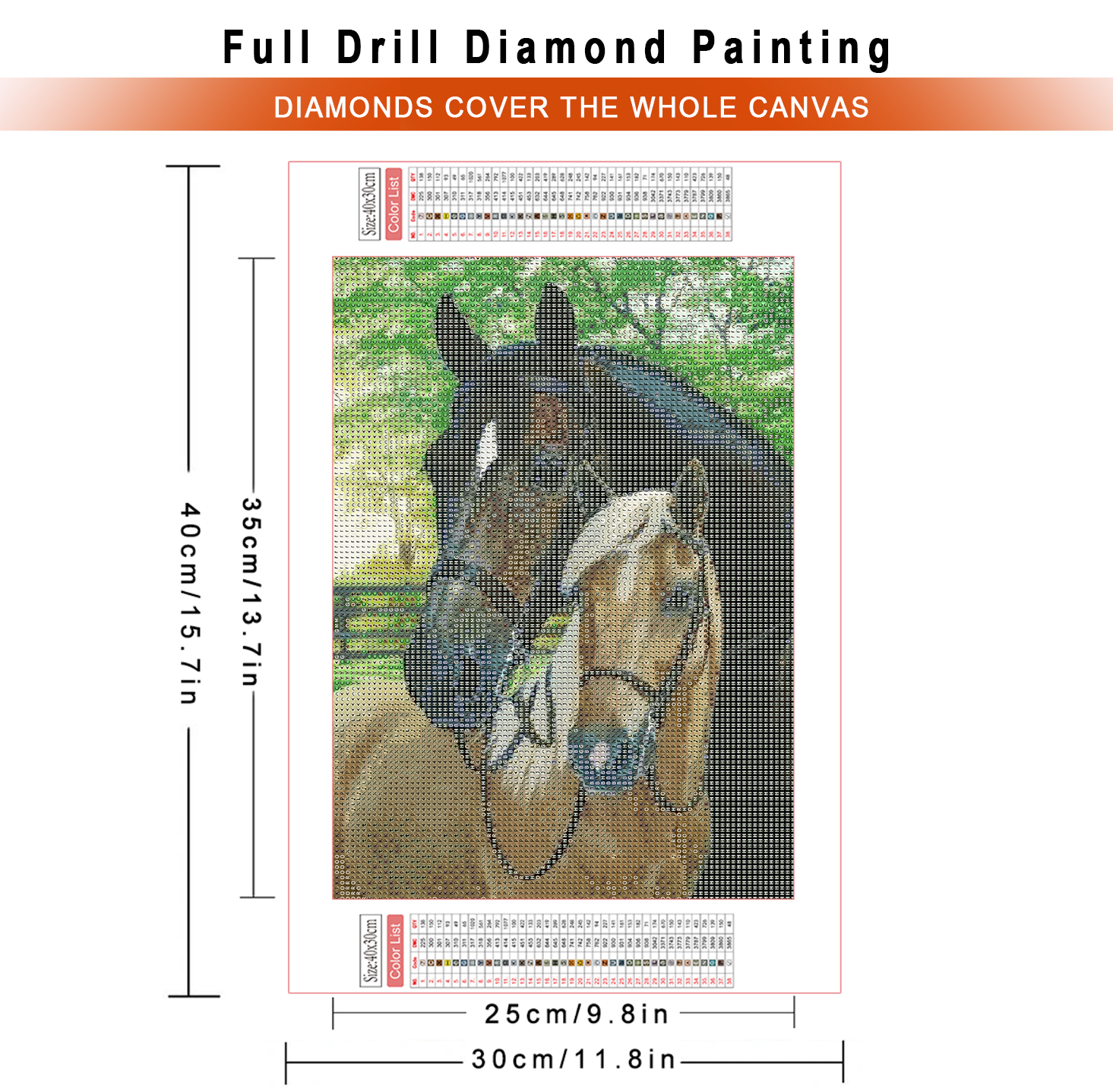 AZQSD Diamond Painting Kits Ho - Embroidery Horse のレビューと価格