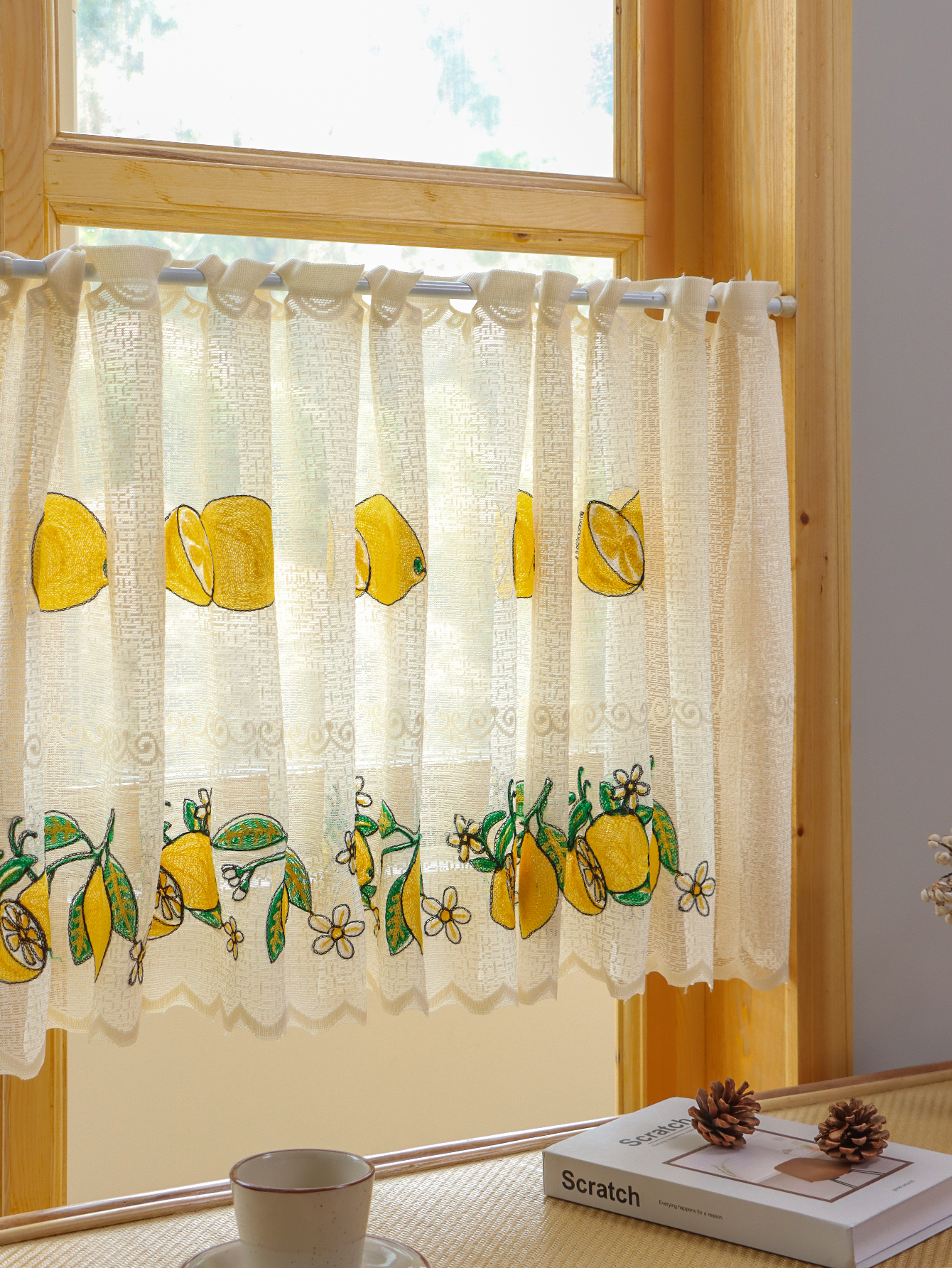 American Lemon Embroidery Shor - Embroidery Kitchen のレビューと価格