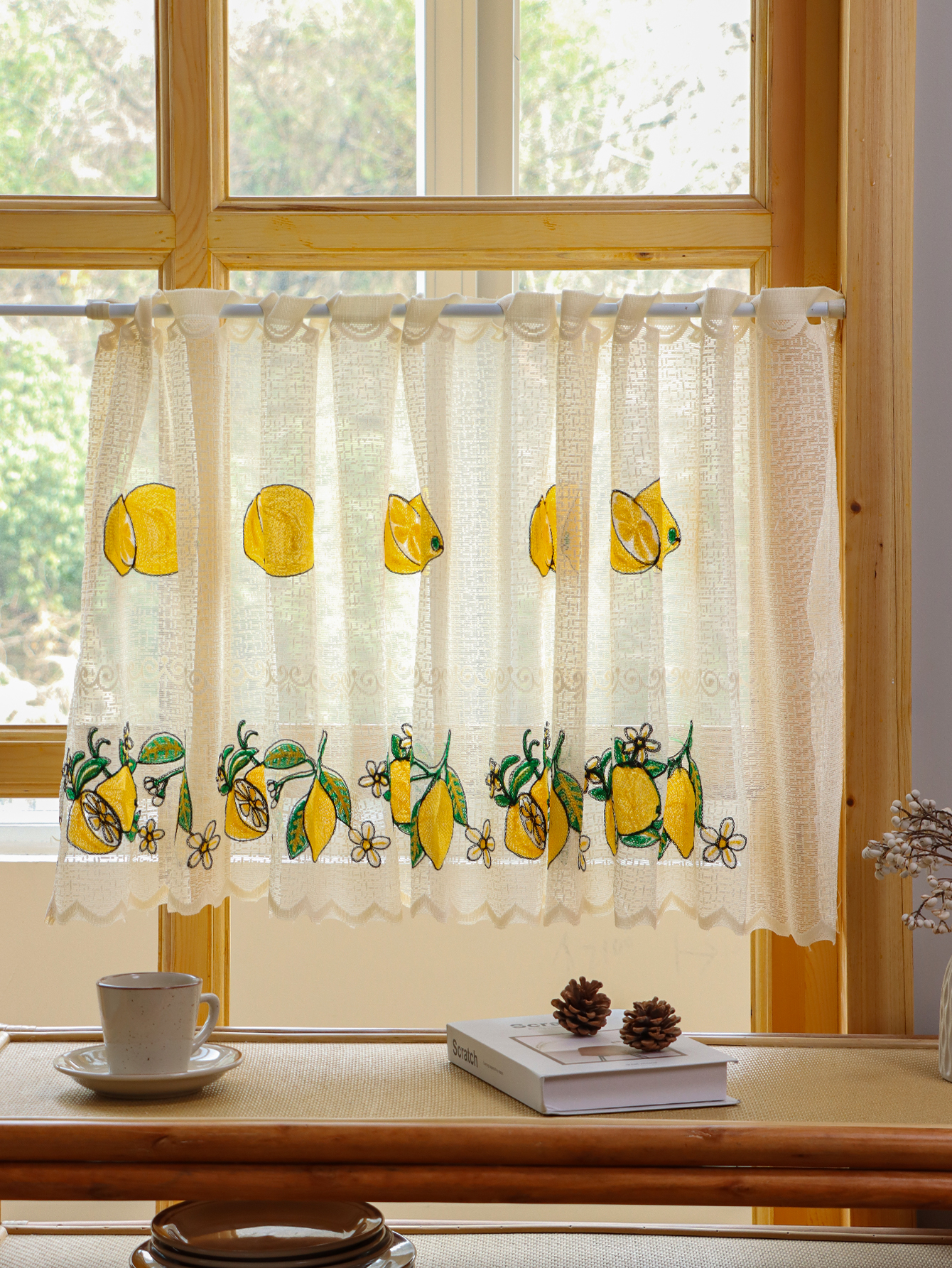 American Lemon Embroidery Shor - Embroidery Kitchen のレビューと価格