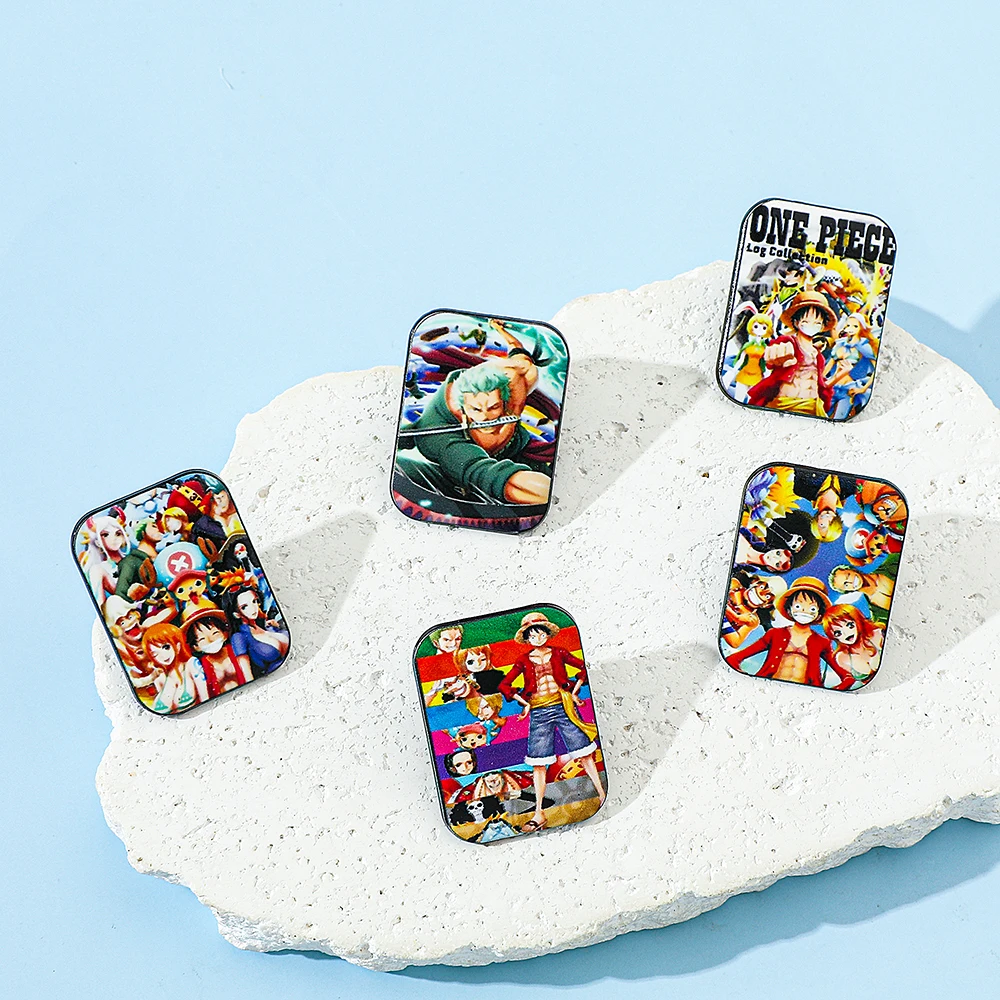 5 Pcs Creative Anime Brooch Un - Embroidery Textile のレビューと価格
