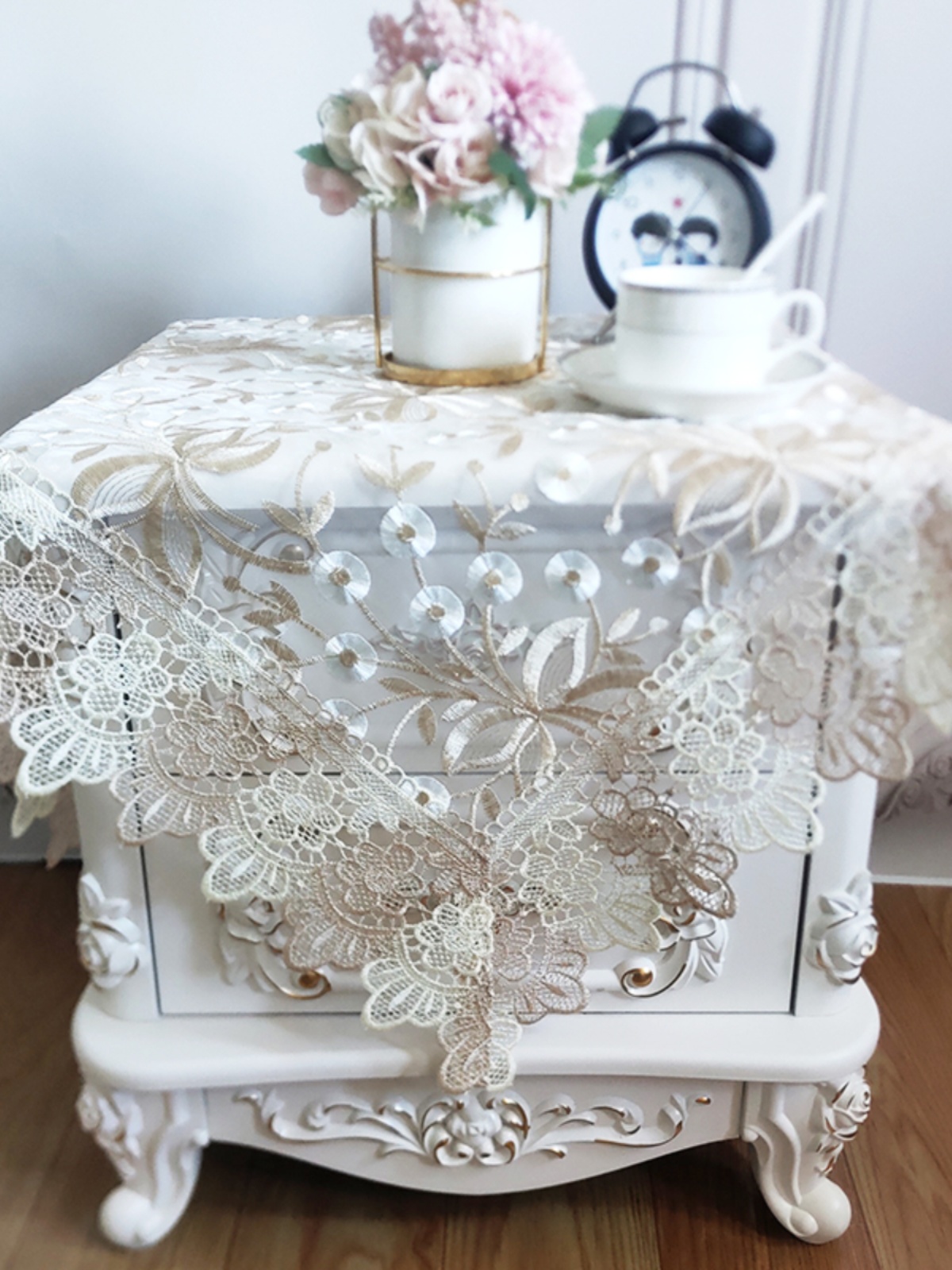 European Sle Bede Table Cover  - Embroidery Towel のレビューと価格