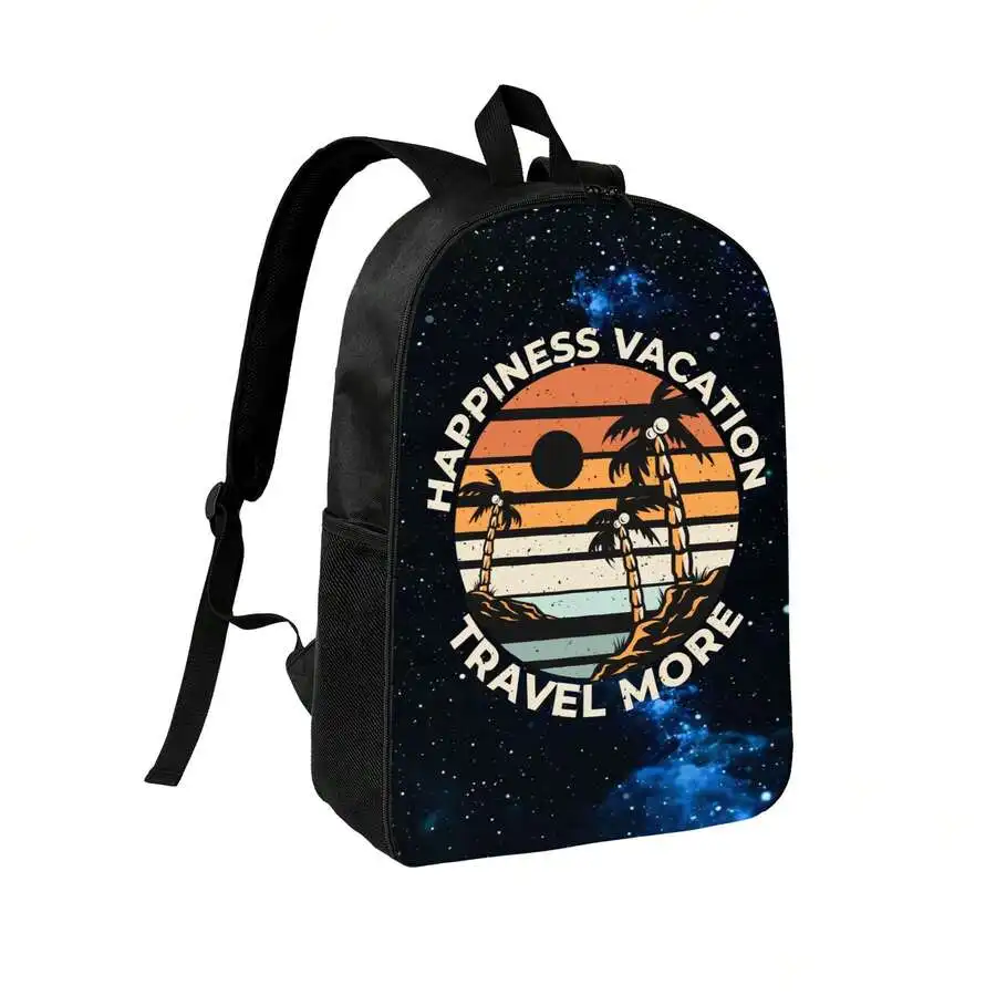 Happiness Vacation Travel More - Embroidery Letter のレビューと価格
