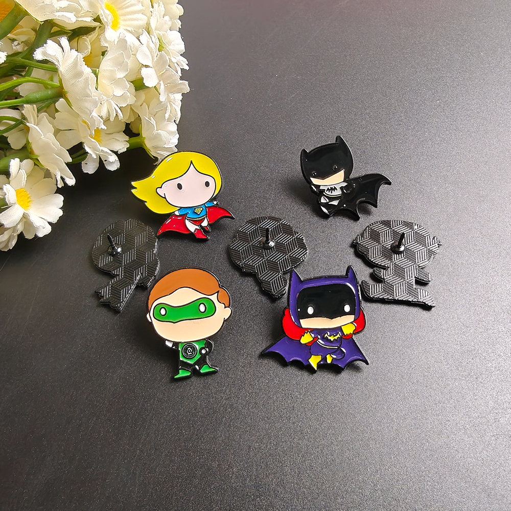 7pcs Cartoon Anime Enamel Lape - Embroidery Textile のレビューと価格