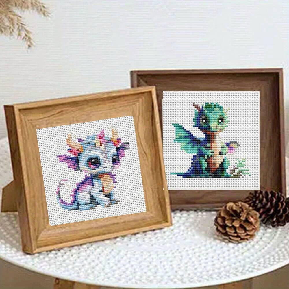 12Pcs Dragon Cross Stitch 11CT - Embroidery X Stitch のレビューと価格