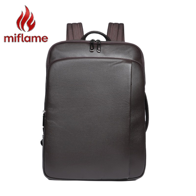 Men's Top Grain Leather Backpa - Embroidery Computer のレビューと価格