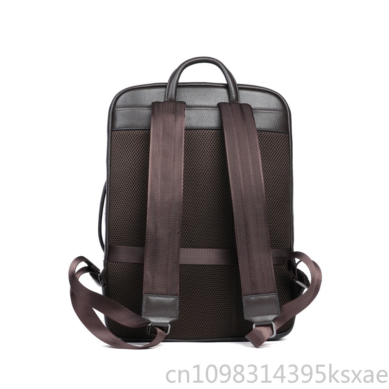 Men's Top Grain Leather Backpa - Embroidery Computer のレビューと価格