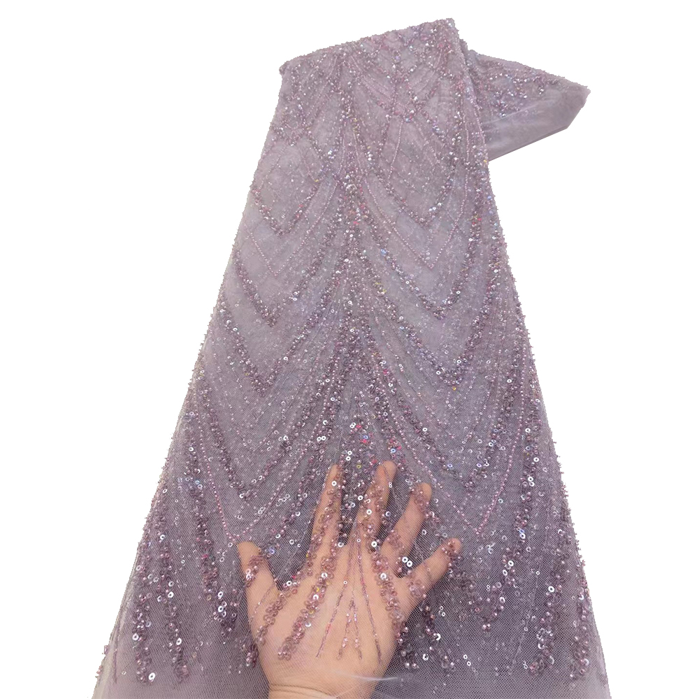 Luxury African Sequins Beaded  - Embroidery Jersey のレビューと価格