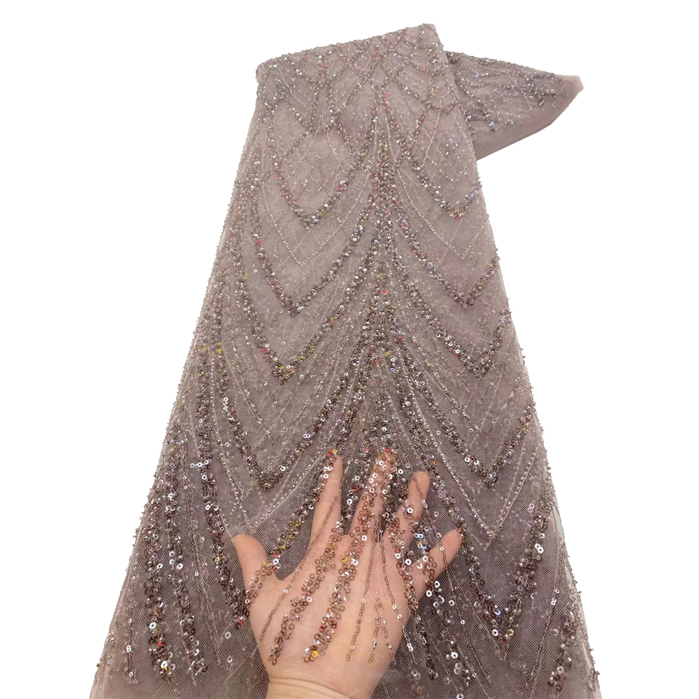 Luxury African Sequins Beaded  - Embroidery Jersey のレビューと価格