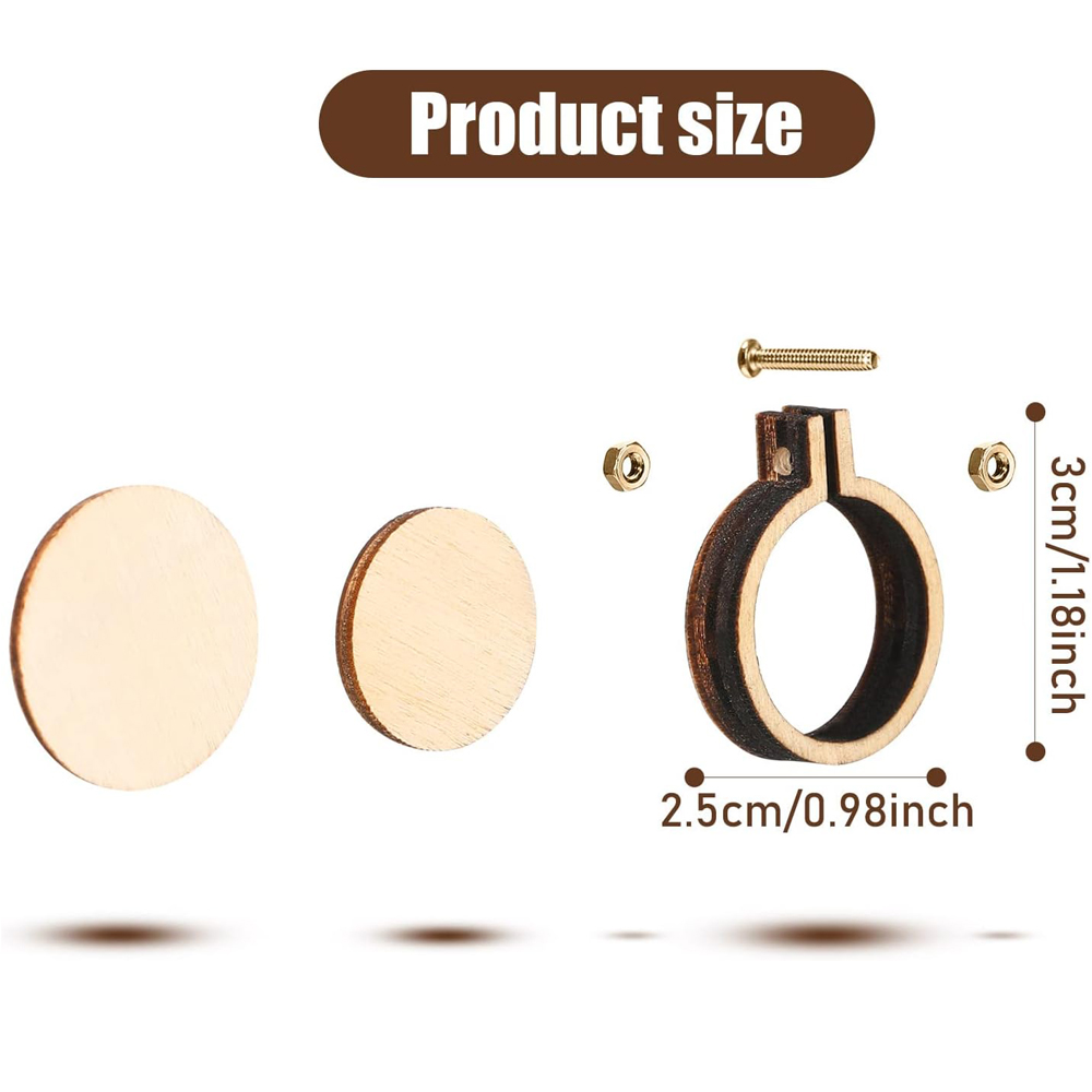 10Pcs/Set Wooden Mini Embroide - Embroidery X Stitch のレビューと価格