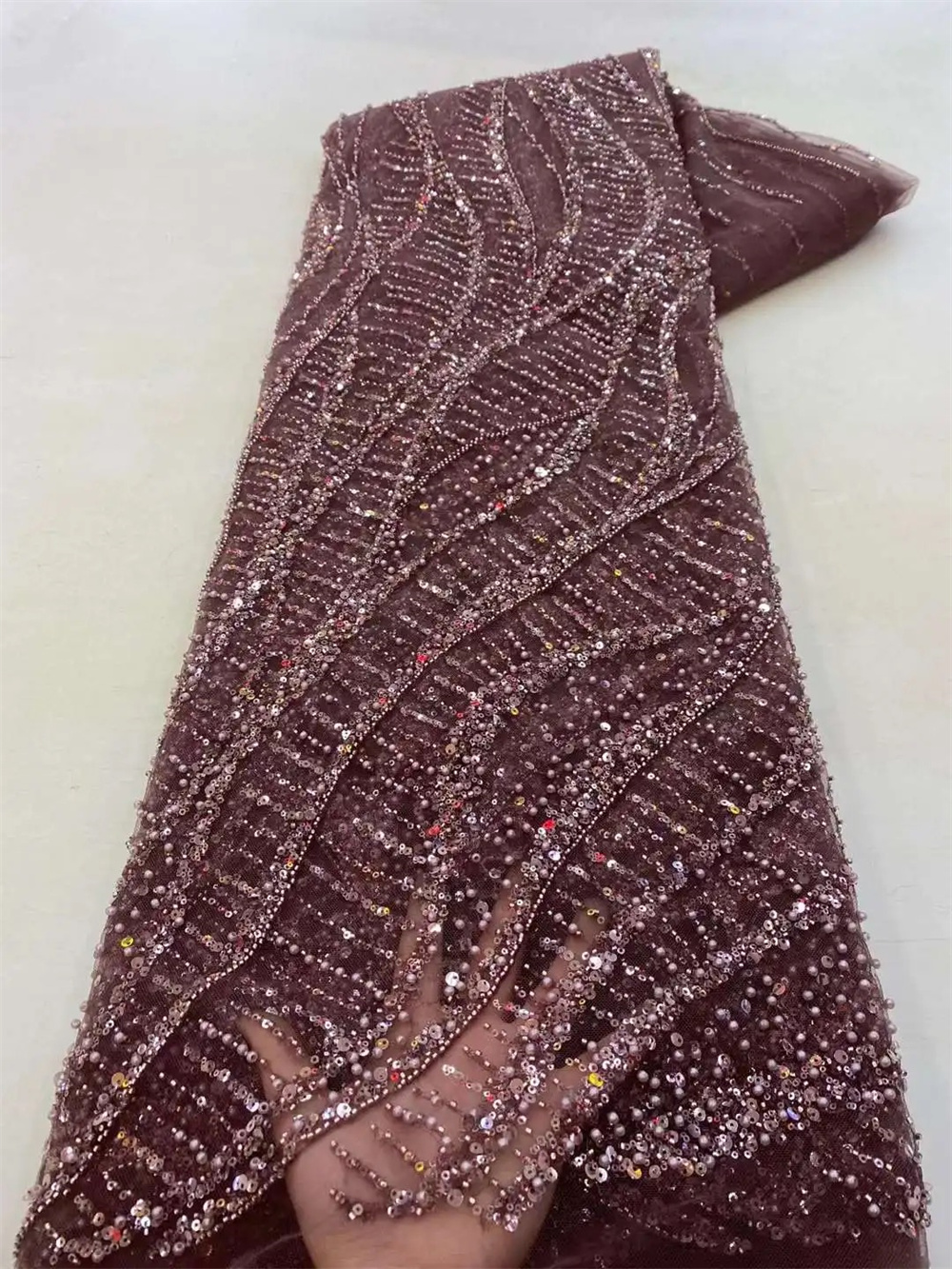 African Sequins Beaded Groom L - Embroidery Jersey のレビューと価格