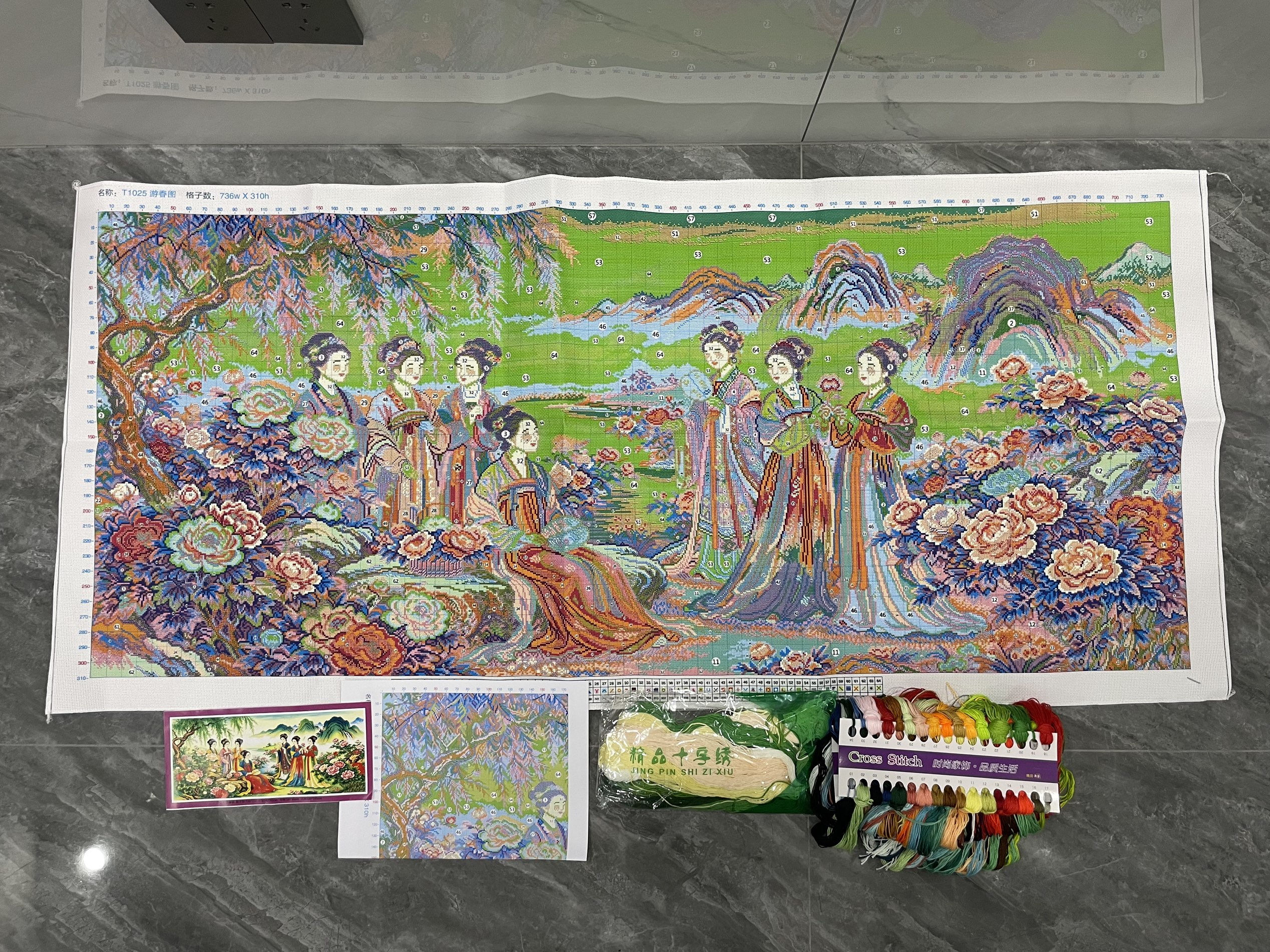 9CT 11CT 14CT Spring Garden An - Embroidery X Stitch のレビューと価格