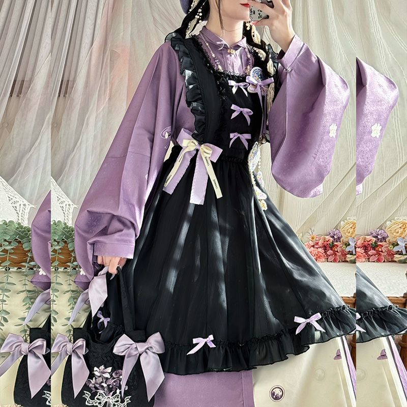 Sweet Chinese Stand Collar Pur - Embroidery Apron のレビューと価格