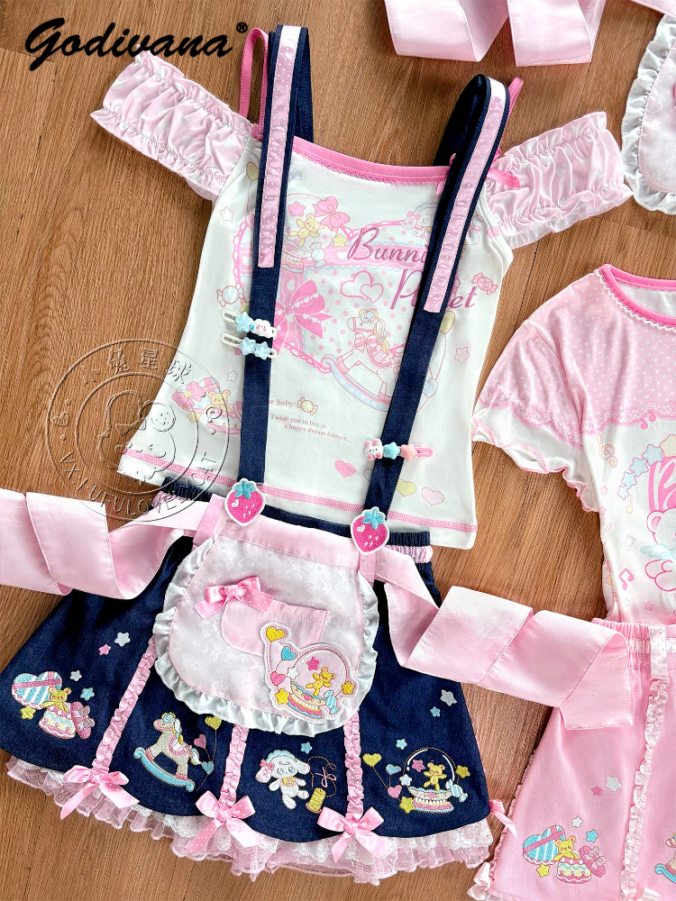 Lolita Daughters Clothes Cute  - Embroidery Apron のレビューと価格