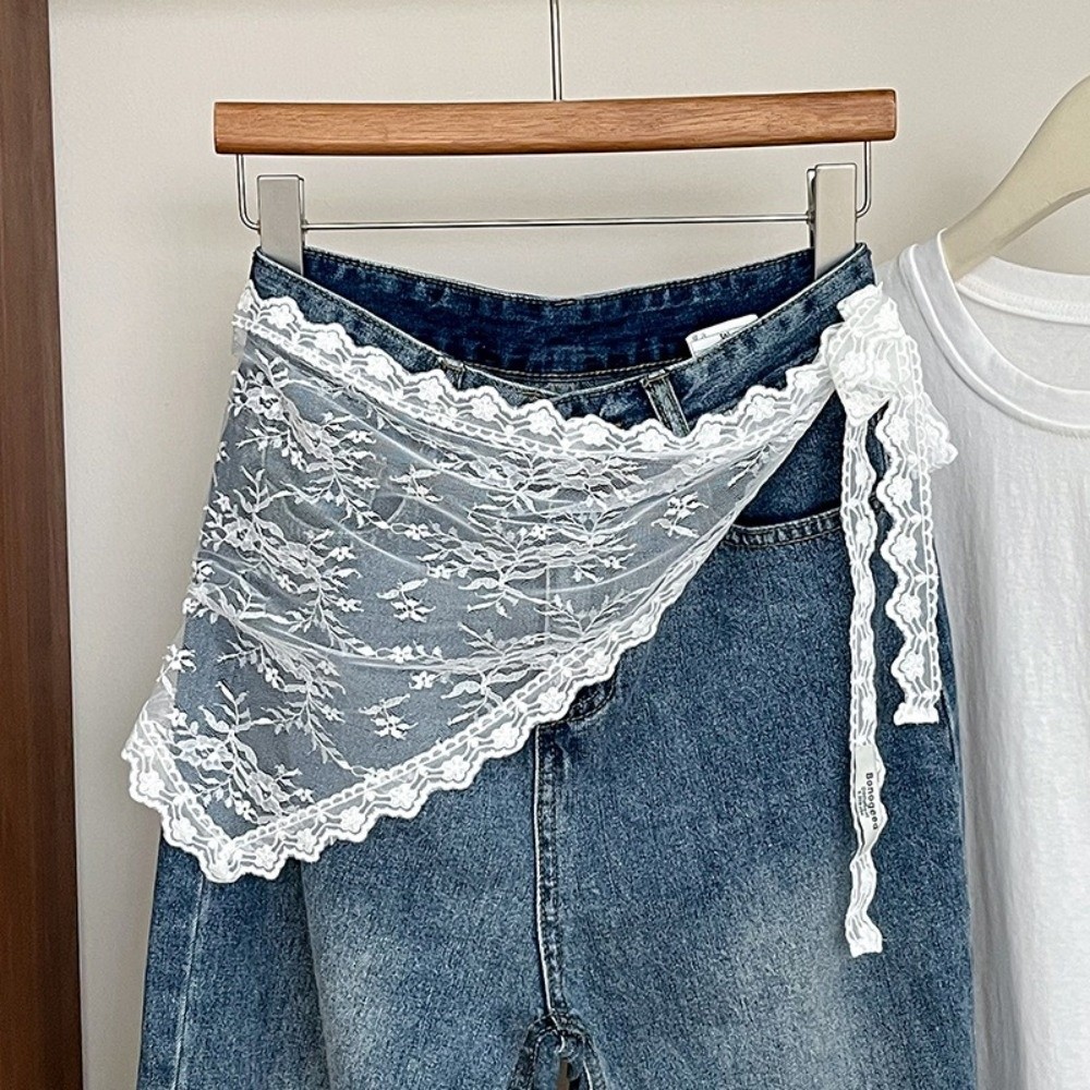 Harajuku Y2K Triangle Apron Fl - Embroidery Apron のレビューと価格