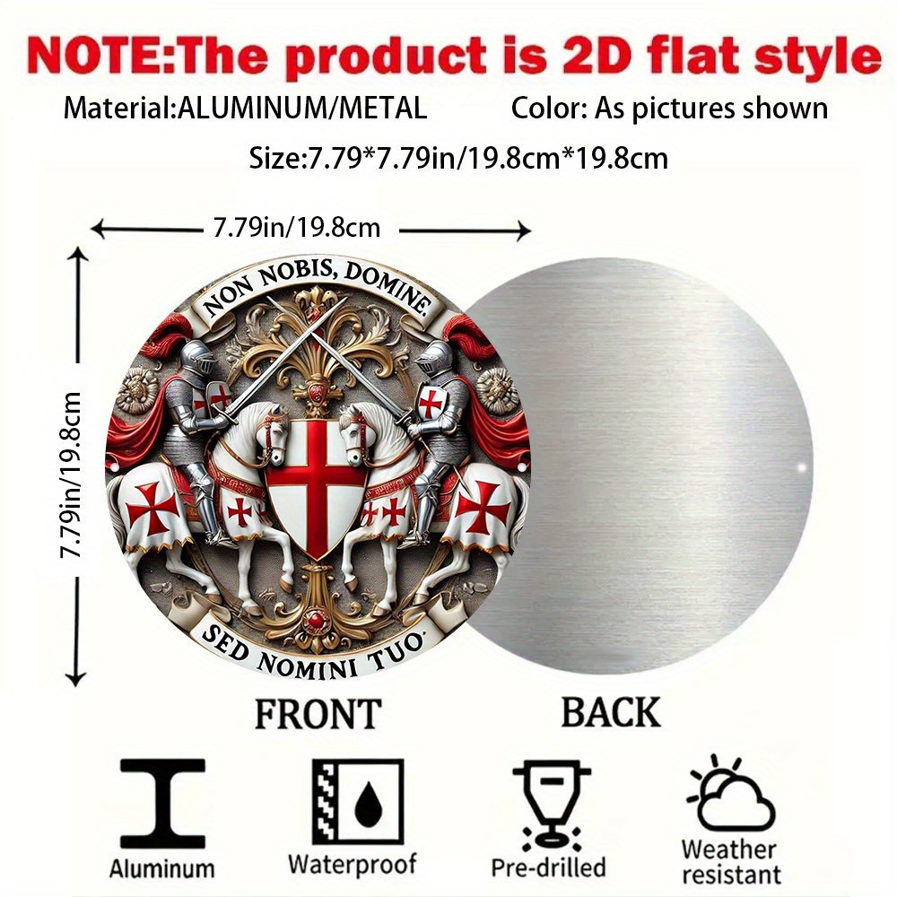 2D Flat Medieval Templar Knigh - Embroidery Garden のレビューと価格