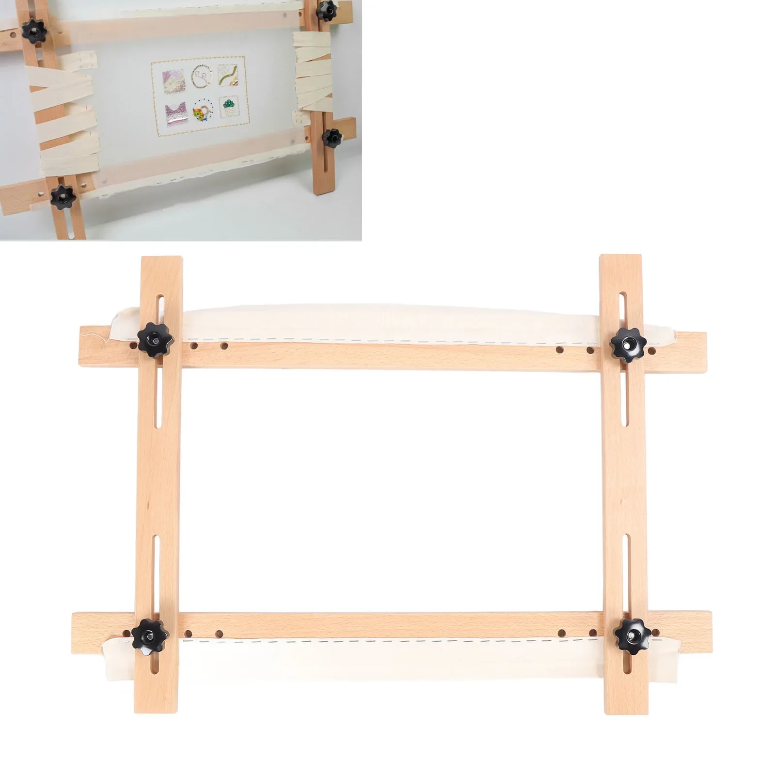 Needlepoint Stretcher Frame Re - Embroidery Frame のレビューと価格