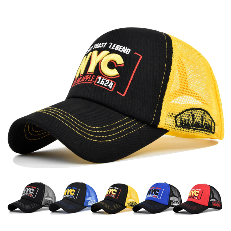 Baseball Cap Adult Net cap Sum - Embroidery Nyc のレビューと価格