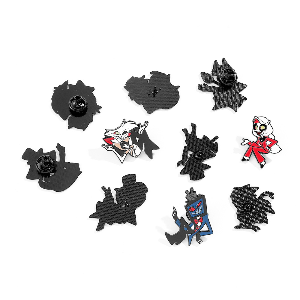 Hazbin Hotel Enamel Pin Brooch - Embroidery Textile のレビューと価格