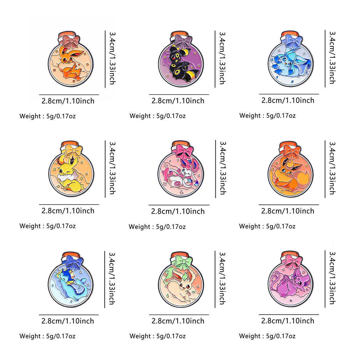 90s Anime Kawaii Elf Enamel Pi - Embroidery Textile のレビューと価格