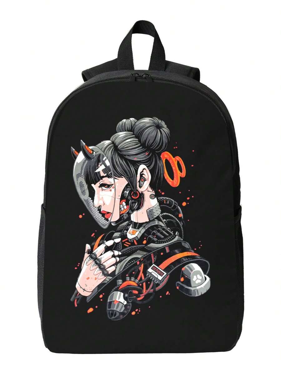 Cyberpunk Cyborg Girl Waterpro - Embroidery Computer のレビューと価格