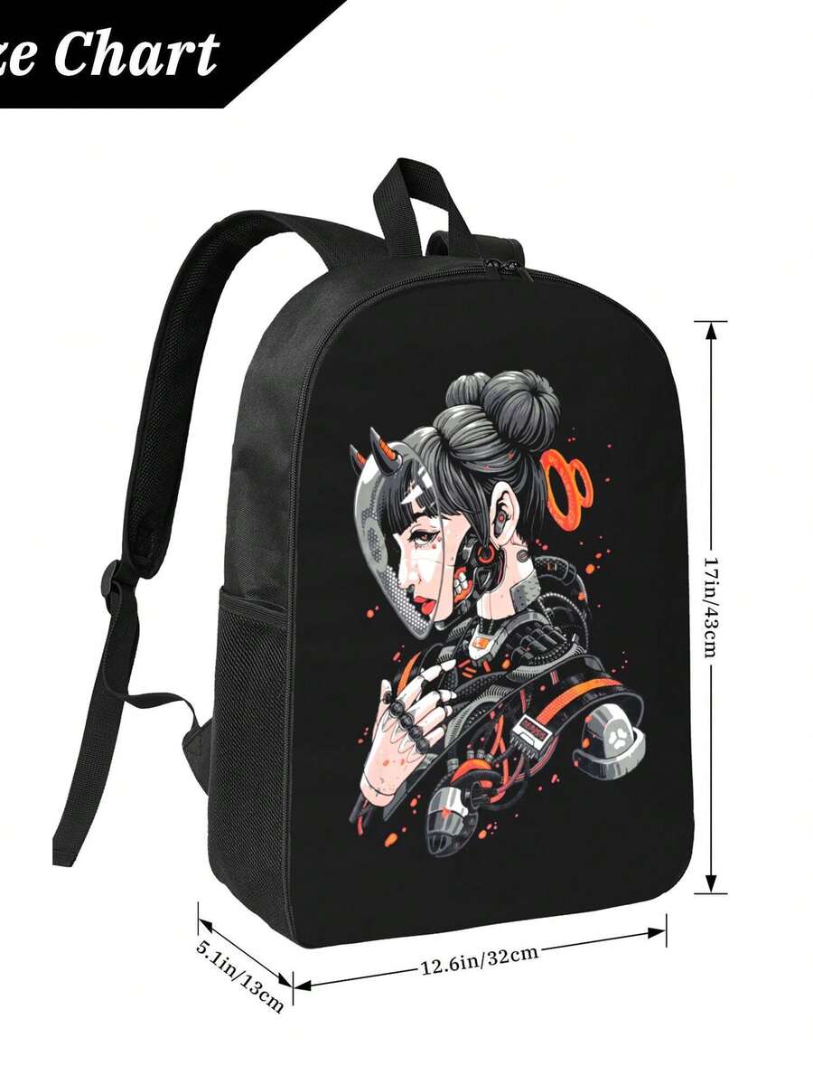 Cyberpunk Cyborg Girl Waterpro - Embroidery Computer のレビューと価格