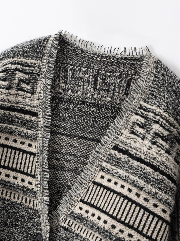 Bohemian Women's Cardigan Swea - Embroidery Towel のレビューと価格