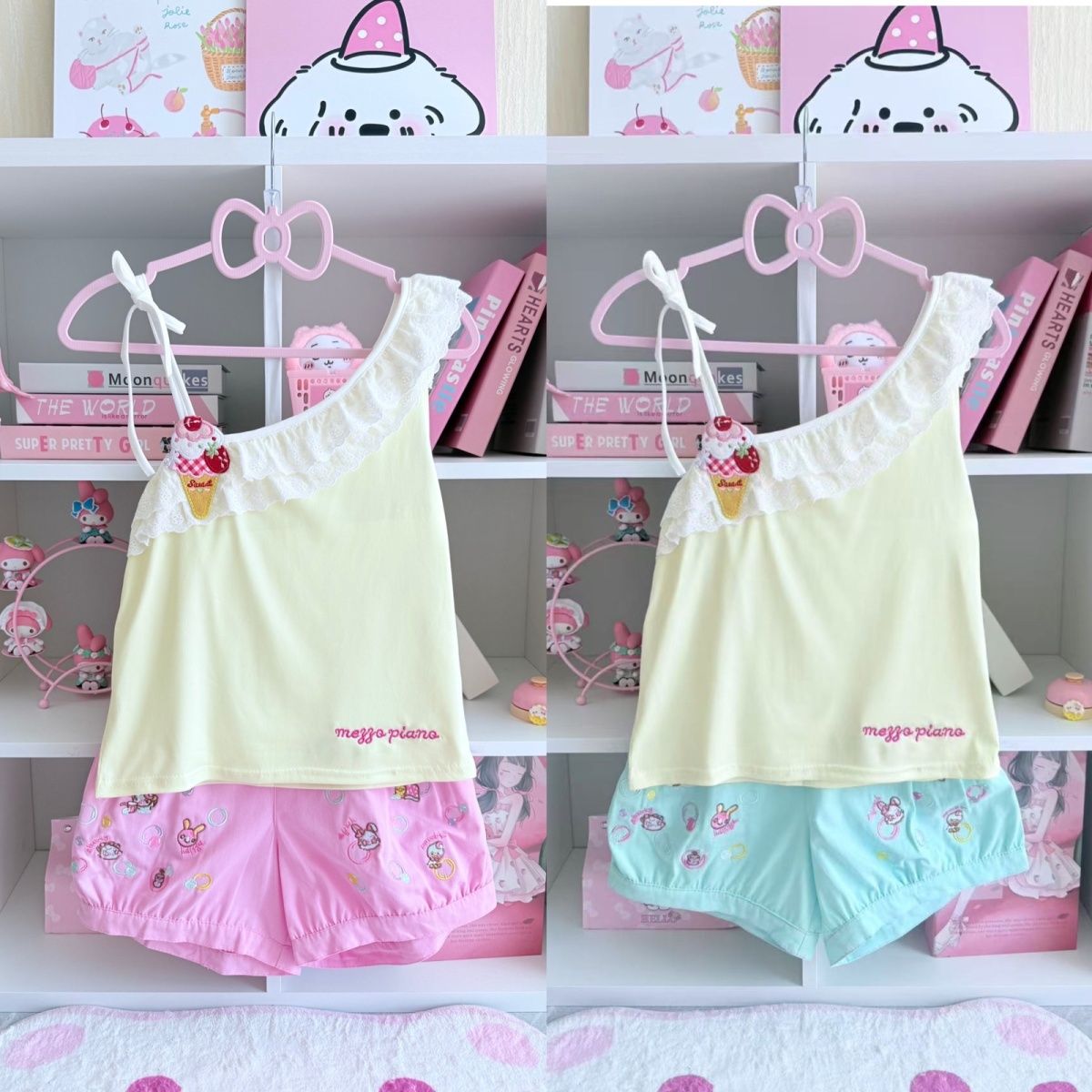 Summer Sweet Japanese Cartoon  - Embroidery Cream のレビューと価格
