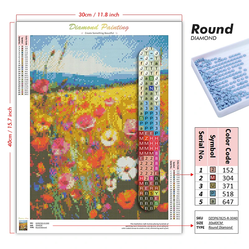 5D DIY Color Food Art Diamond  - Embroidery Kitchen のレビューと価格