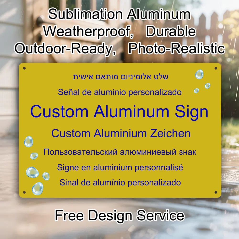 Custom Aluminum Sign Personali - Embroidery Garden のレビューと価格