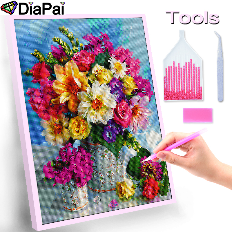 DiaPai Full Diamond Embroidery - Embroidery Cross Stitch Patterns のレビューと価格
