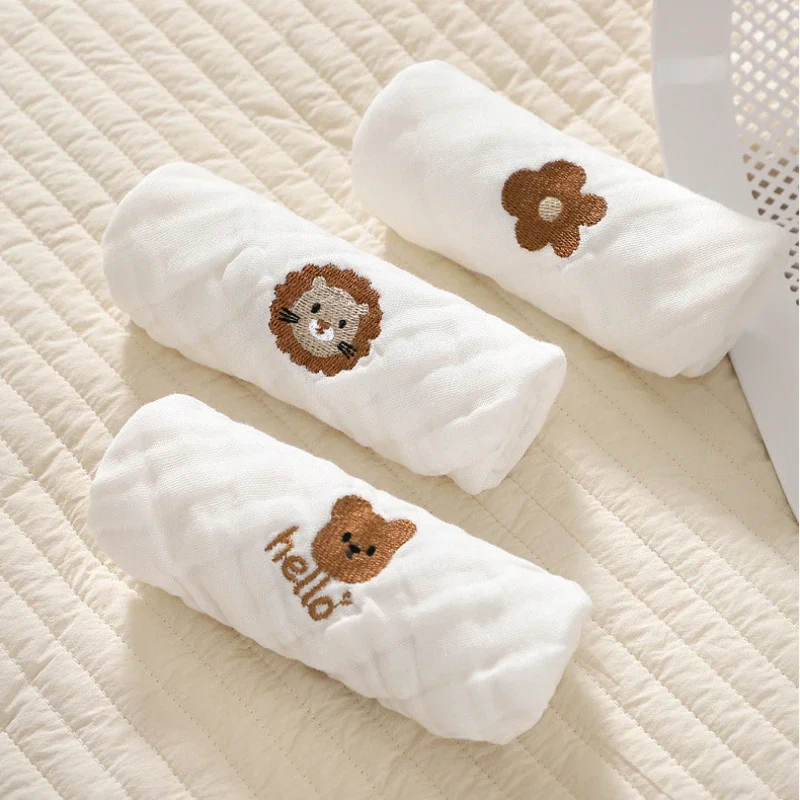 Baby Saliva Towels 6 Layer Cot - Embroidery Towel のレビューと価格